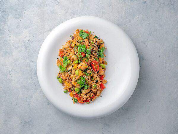 Delicates74 - Жаренный рис с овощами и креветками