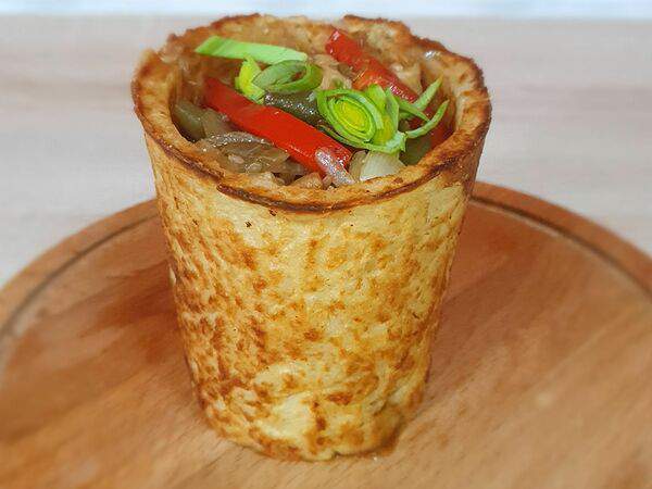 Каплэнд - Курочка с овощами в соусе терияки