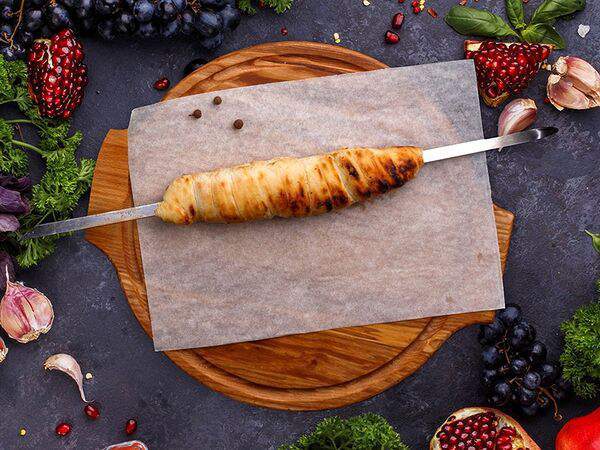 Пахлава - Хачапури на шампуре с соусом цахтон