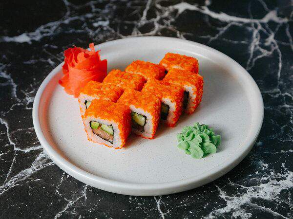 Роллы на районе - Ролл Калифорния с лососем