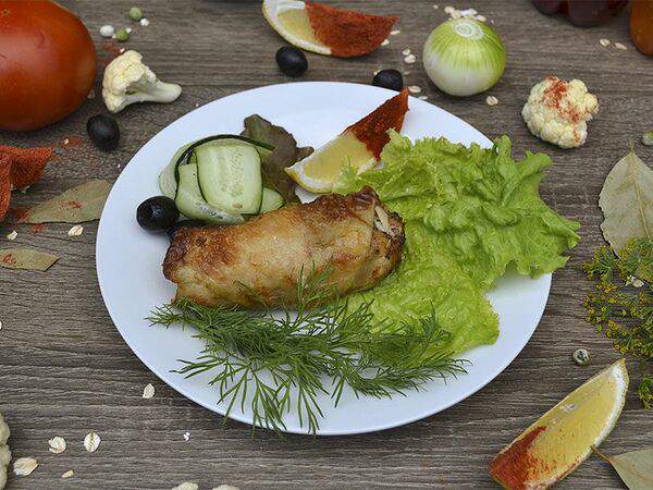 Ланч-кафе Baza Plaza - Окорочок фаршированный запеченный