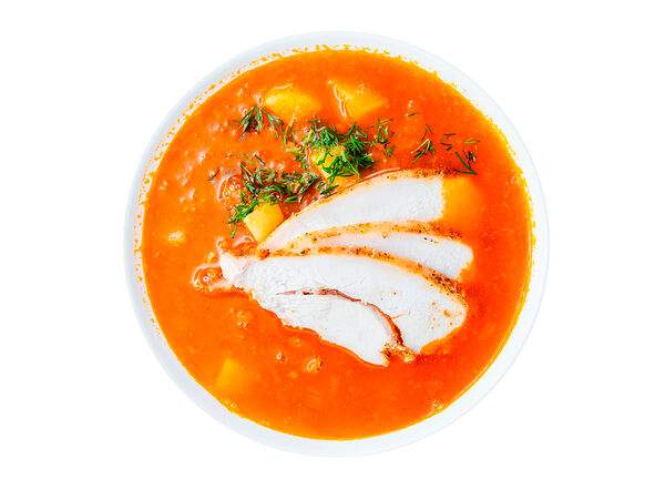 Мандарин - Гороховый суп с цыплёнком