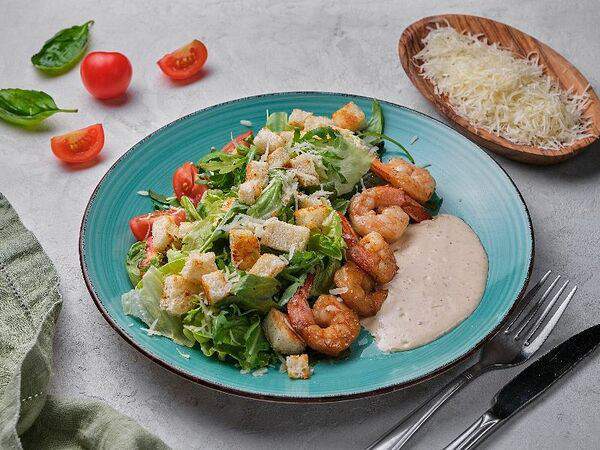 Кухня №1 - Микс салата с креветками