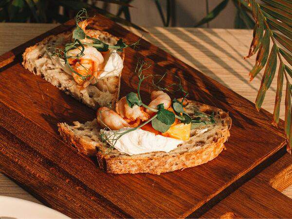 Тим Ян - Брускетта с креветками