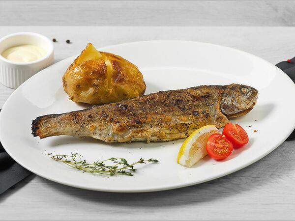 #megapolisbar People's - Форель радужная на гриле