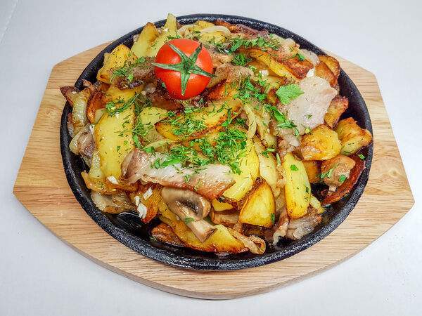 Черная Кошка - Жареха по-деревенски на двоих