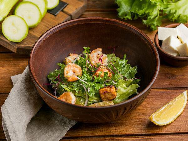 Мама, я дома - С тигровыми креветками и домашним сыром