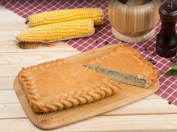 Булки хауз - Пирог с мясом и капустой