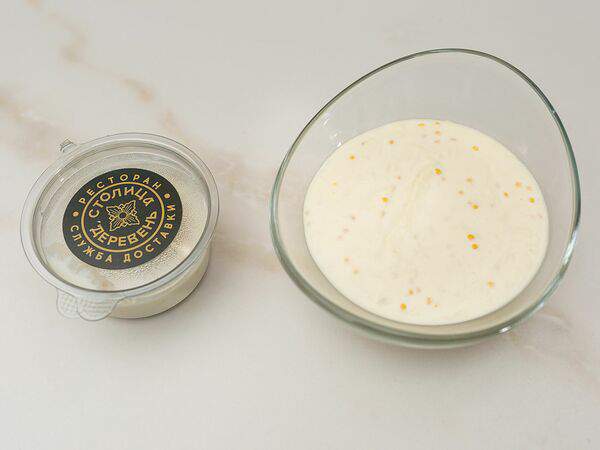 Столица деревень - Соус на сливках с икрой щуки и горчицей в зёрнах