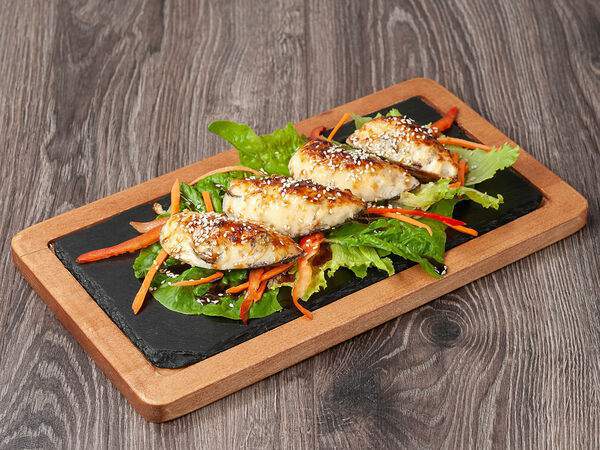 Базилико-пицца - Мидии запеченные