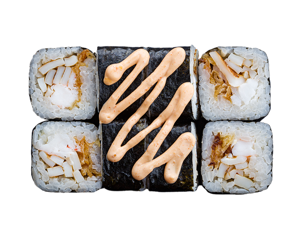 Халасё - Ролл спайси с кальмаром и креветкой