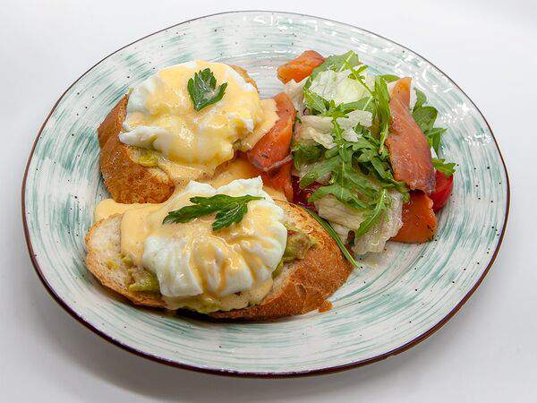 Тепло - Пашот с лососем