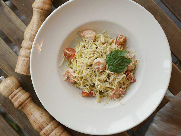 Брускетта - С креветками