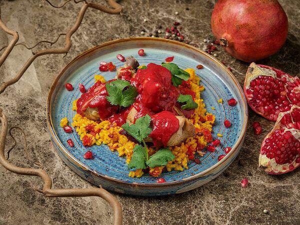 Мамука - Курица в гранатовом соусе Калия