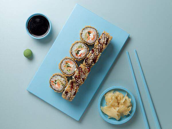 Rollwell - Темпура с лососем