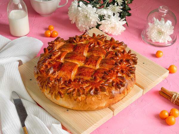 Сдобушка - Пирог с яблоком и корицей