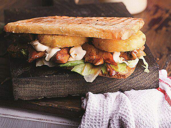 Хлебные истории - Сэндвич с курицей терияки