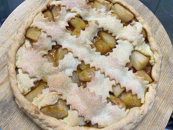 Машенькины пироги - Афинский пирог с карамелизированной грушей