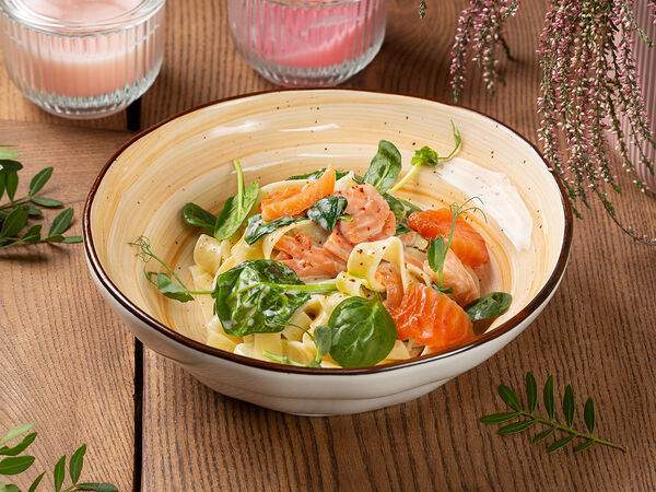 Clearbarn - Паста Феттуччине с лососем