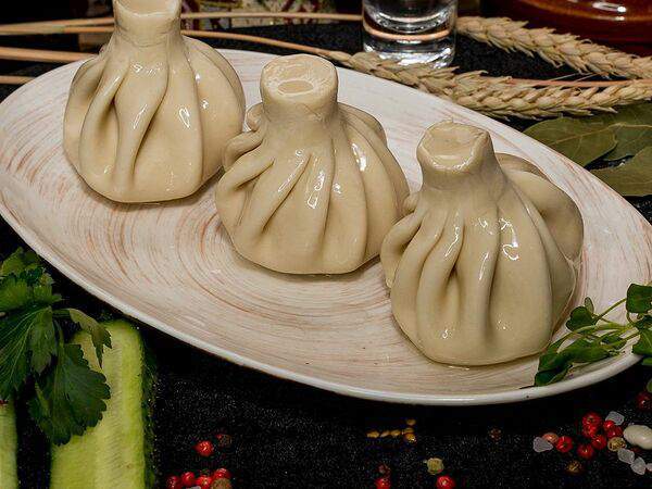 На дровах - Хинкали cвинo-говяжьи