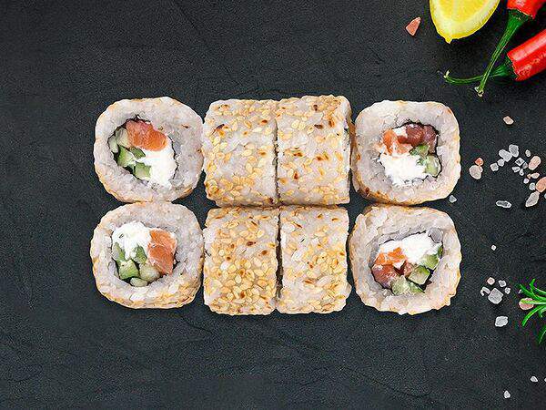 Easy kitchen - Ролл Фила в кунжуте