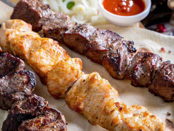 Кафе Барашки - Шашлык из cвинoй шеи