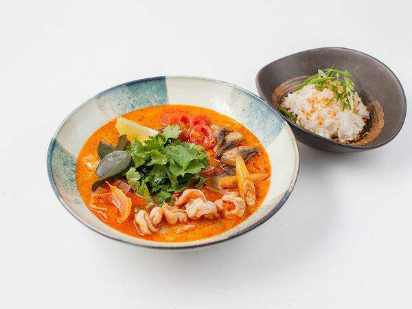 Бай тай - Суп Том Ям с тигровыми креветками