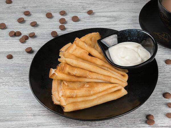 Inspiration coffee - Блины со сметаной