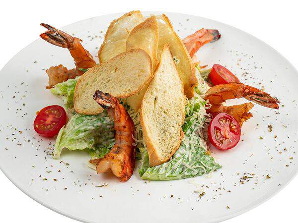 Кадриль - Салат Цезарь с креветками