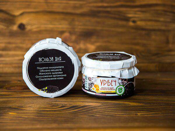 Восточная выпечка - Урбеч из ядер черного кунжута