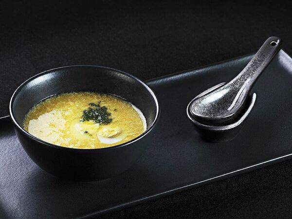 Sushi maki - Суп кукурузный с перепелиным яйцом