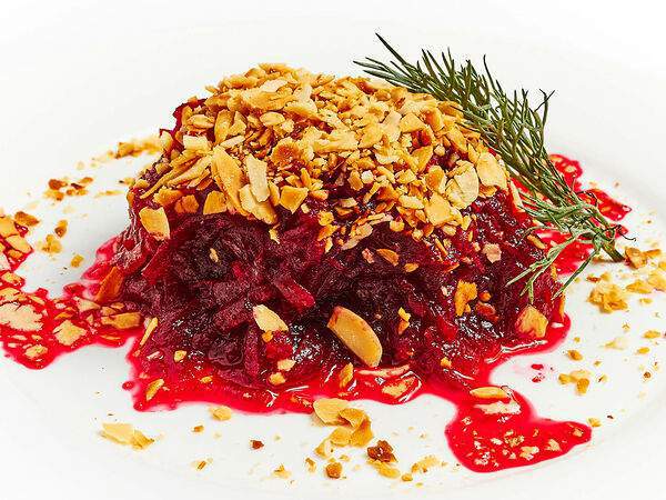 Унга - Свекольный с арахисовой крошкой