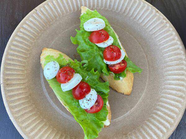 Ежевика - Брускетта Капрезе