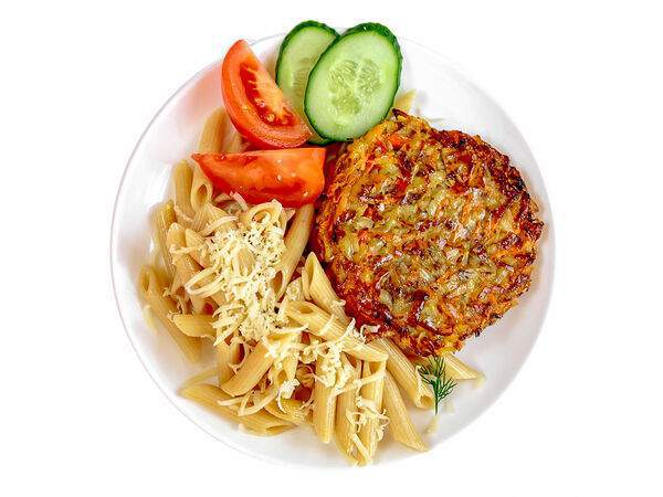 ЯркоЕда - Овощная котлета с гарниром