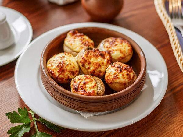 Хинкальня - Шампиньоны, запеченные в кеци