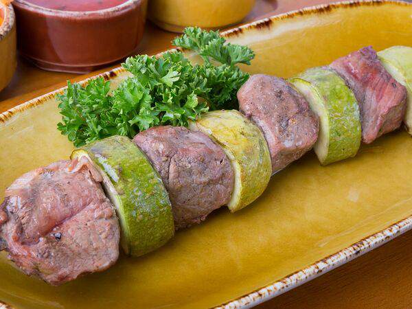 Щепка - Шашлык из свинины с цукини