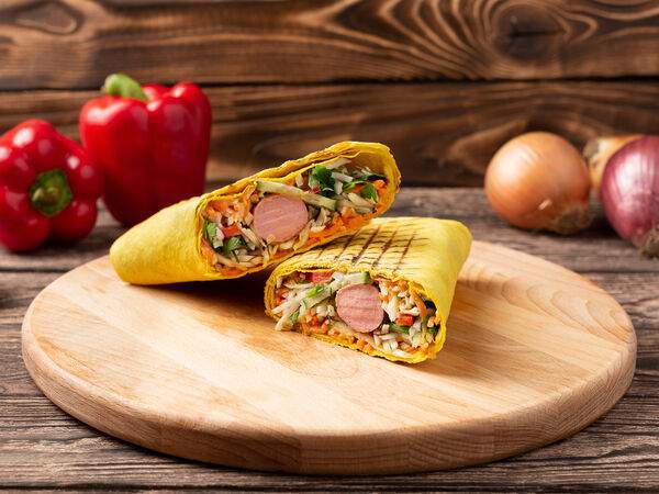 Та самая шаурма на Средном Григорян Артак - Хот-дог в сырном лаваше