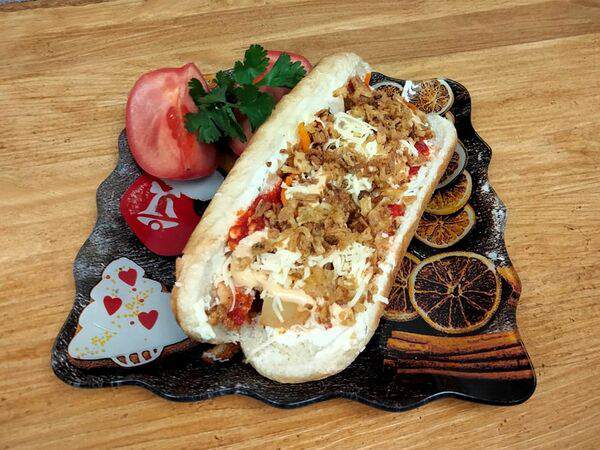 Шаверма по-братски - Хот-дог с сосиской