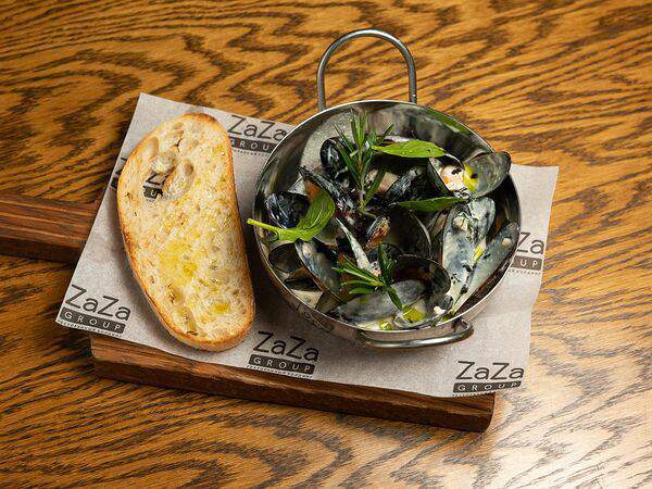 Portofino - Мидии, запечённые в дровяной печи с горгонзолой