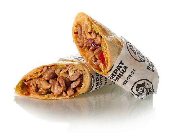 Пират пицца - Шаурма со свининой