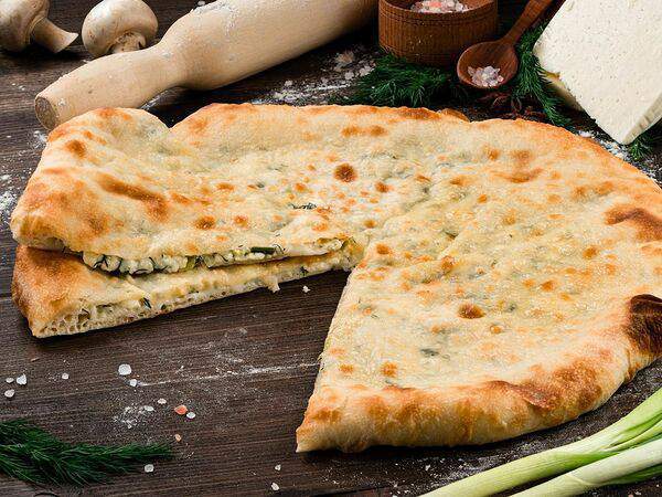 Такие пироги - Пирог с сыром и кинзой