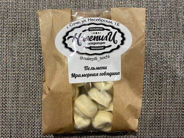 Налепили - Заморозка Пельмени из мраморной говядины