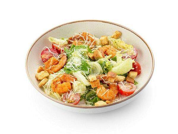 Шоколадница - Салат Цезарь с креветками