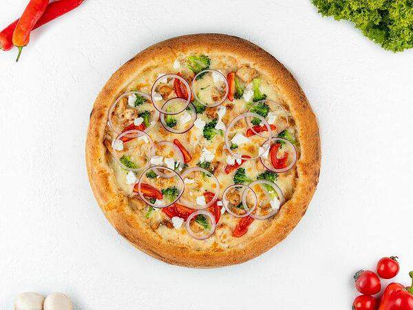 PizzBurg - Пицца с цыпленком, брокколи и сыром фета