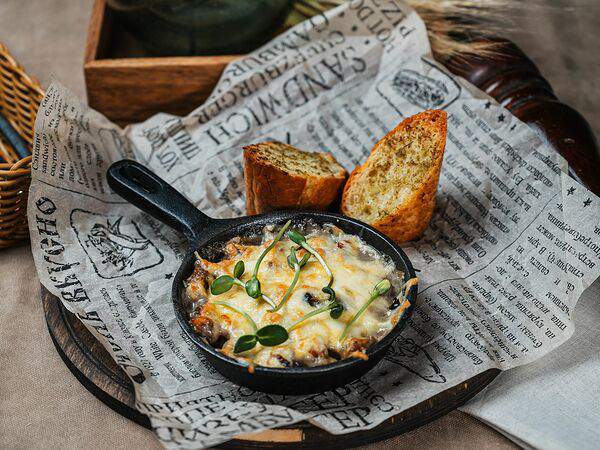 На Глинках - Жюльен из сёмги с креветками