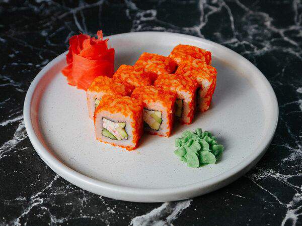 Роллы на районе - Ролл Калифорния с крабом