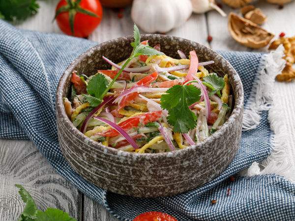 Казан Мангал Kazan Mangal - Салат Бахор