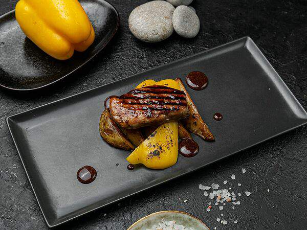 БУБЛИК - Медальоны из свинины с овощами