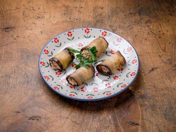 Уголек - Рулетики из баклажанов