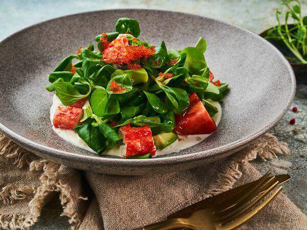 Eshak - Салат с крабом в кокосовом соусе